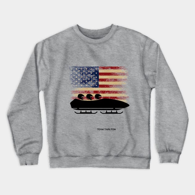 Bobsled USA Flag Crewneck Sweatshirt by Macys Bobsled Fundraiser 